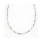 Necklace Lola Stone - Pale Blue & Blush