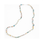 Necklace Lola Stone - Pale Blue & Blush