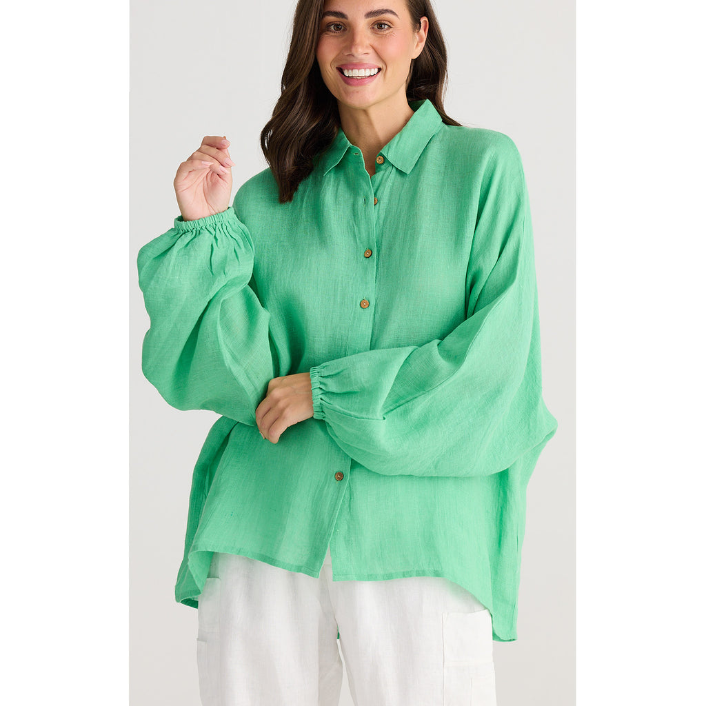 Top Cliffside Shirt - Apple Gauze