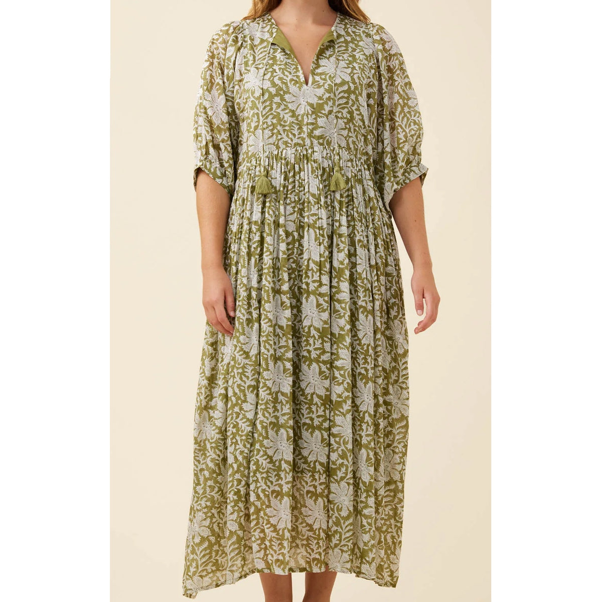 Dress Maxi Wilma - Olive