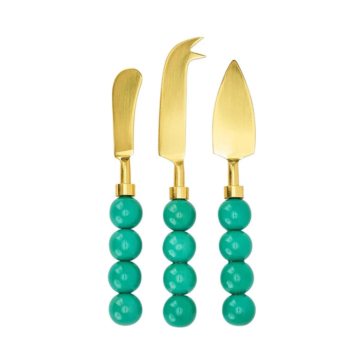 Cheese Knife Set Orb - Emerald