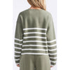 Knit Lottie Stripe Sweater - Khaki