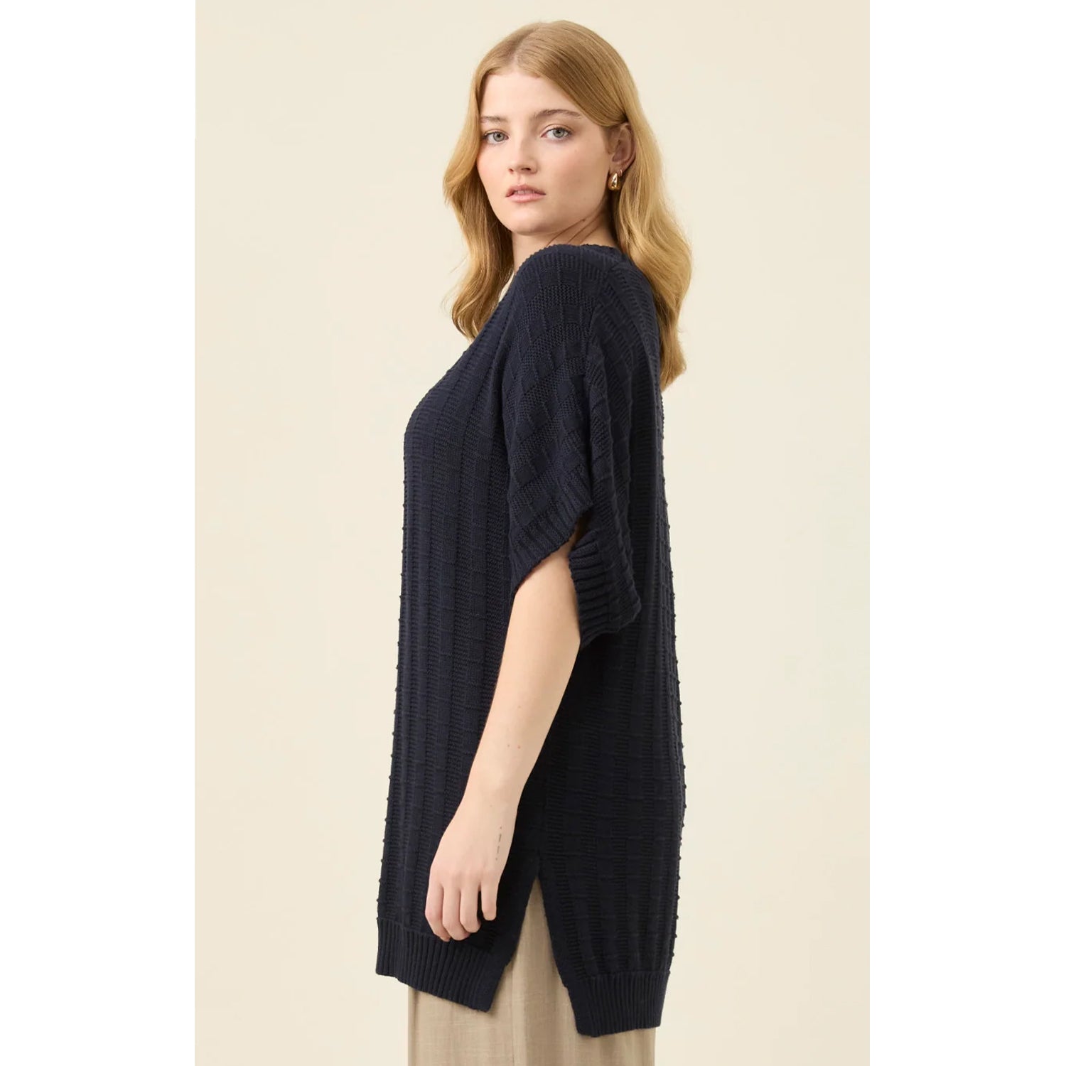 Top Sadie Knit - Navy
