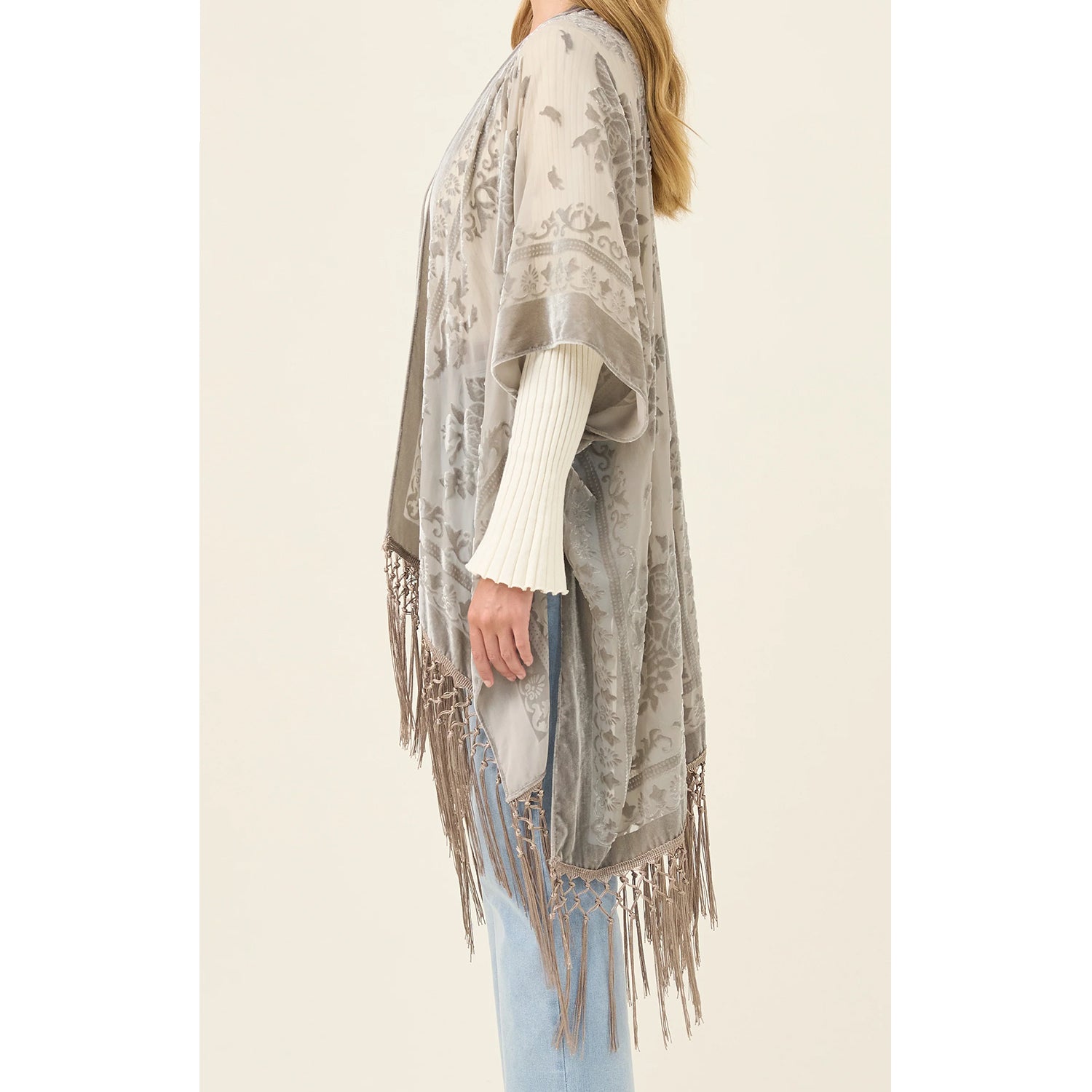 Cape Navi Velvet - Stone
