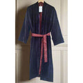 Kimono Dabu Velvet - Charcoal Plum