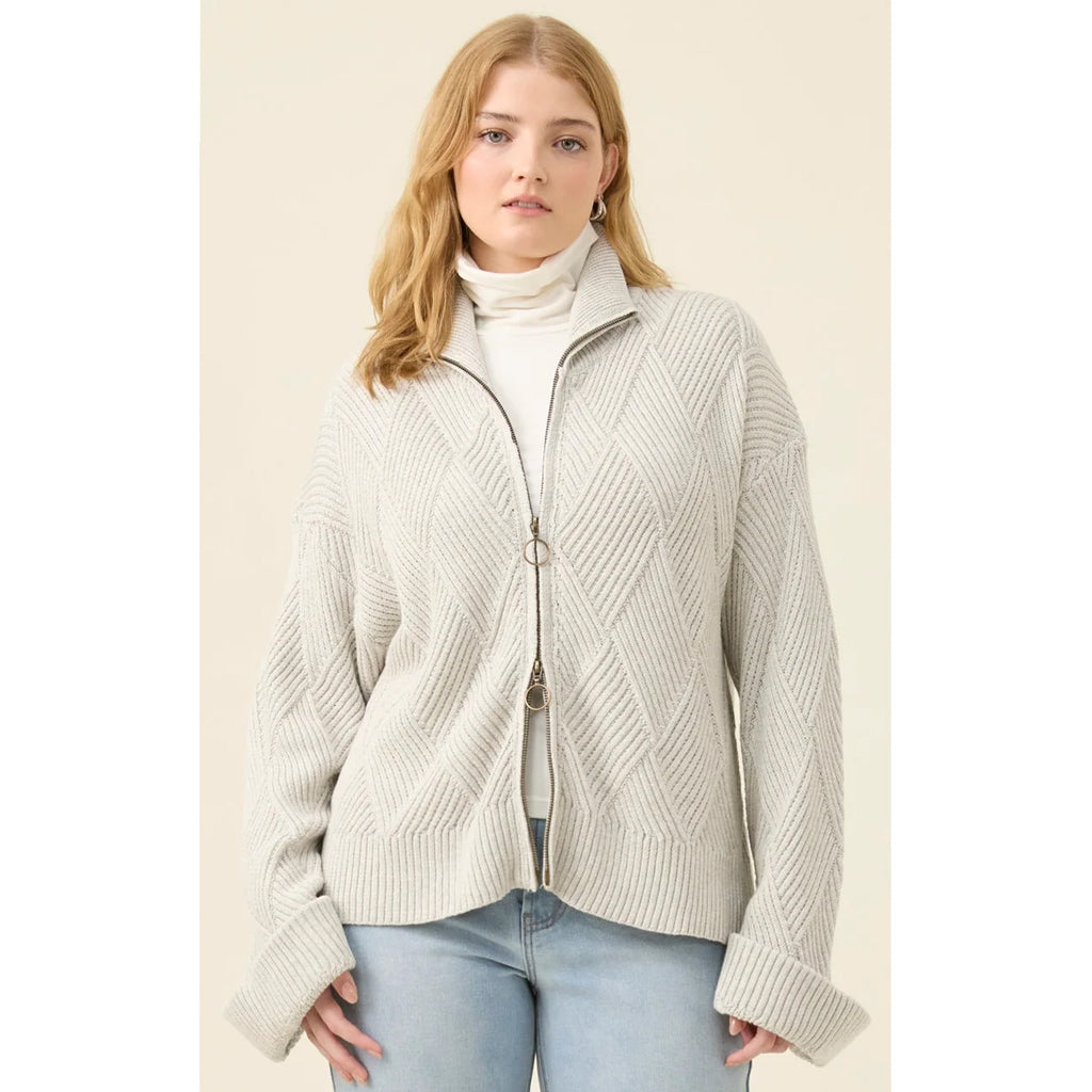 Jumper Sadie Zip - Marle