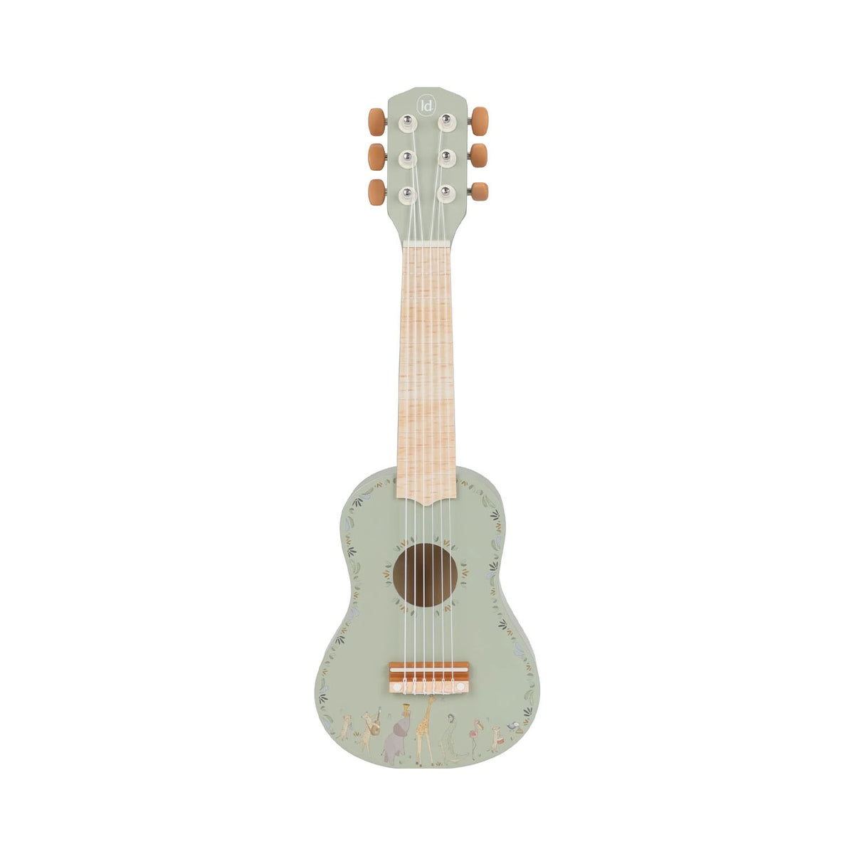 Wooden Guitar - Green - Safari Friends