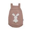 Baby Romper Snowball Bunny - Nude