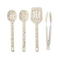 Kitchen Tool Set Gem 4pc Silicone 30cm Nougat