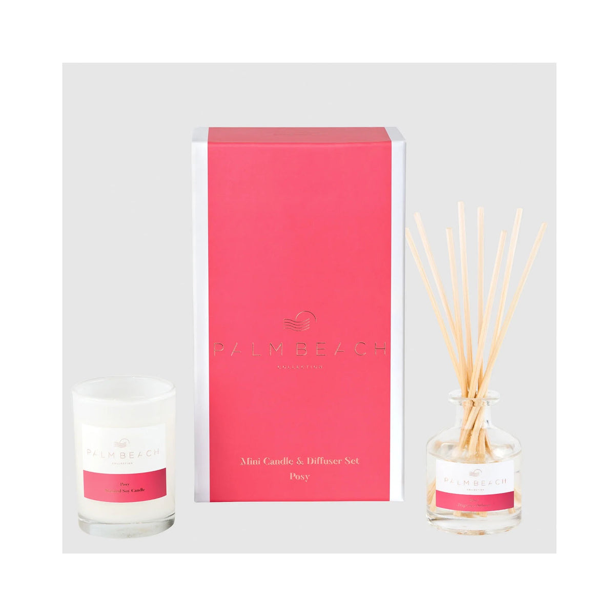 Gift Set - Posy Mini Candle & Diffuser