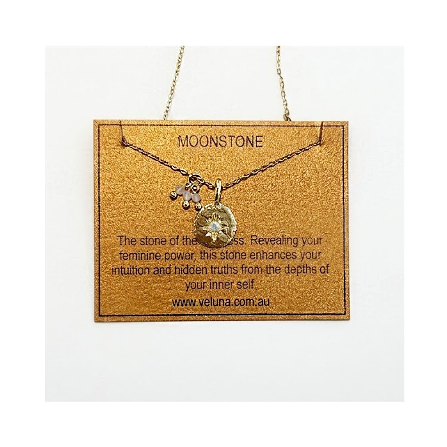Necklace June Birthstone - Inner Compass Moonstone