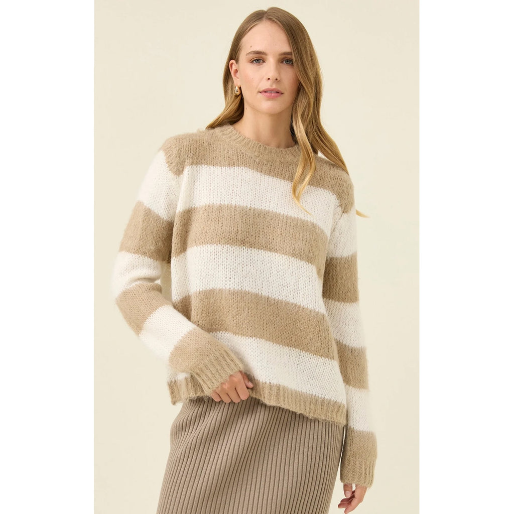 Jumper Pallas Stripe - Stone