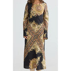 Dress Stardust Maxi - Black Paisley