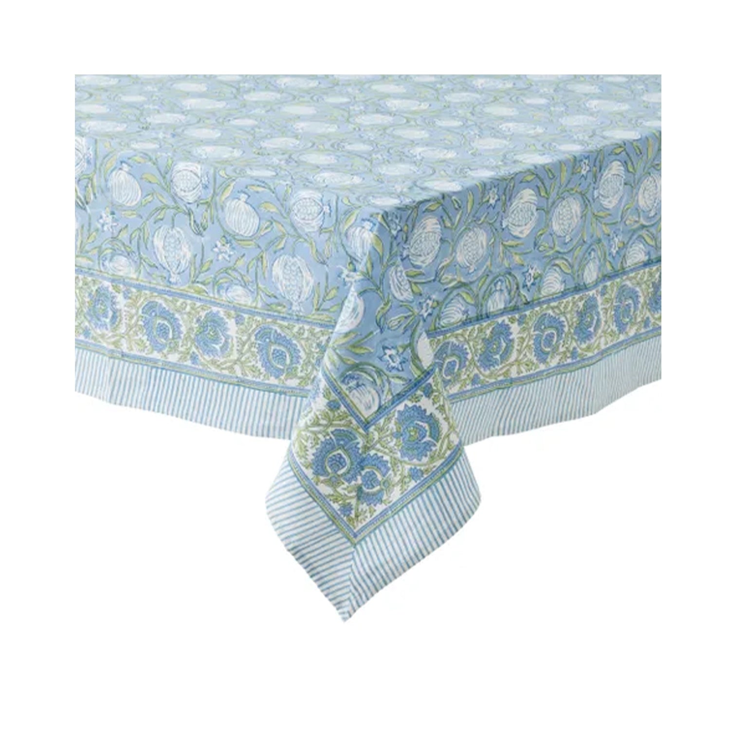Tablecloth Cotton Block 150x220 - Anjali