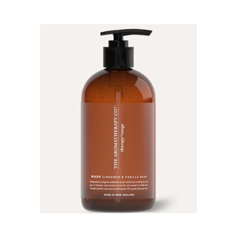 Hand & Body Wash Therapy 500ml - Cinnamon & Vanilla Bean