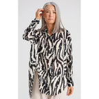 Top Homestead Shirt - Zebra Print