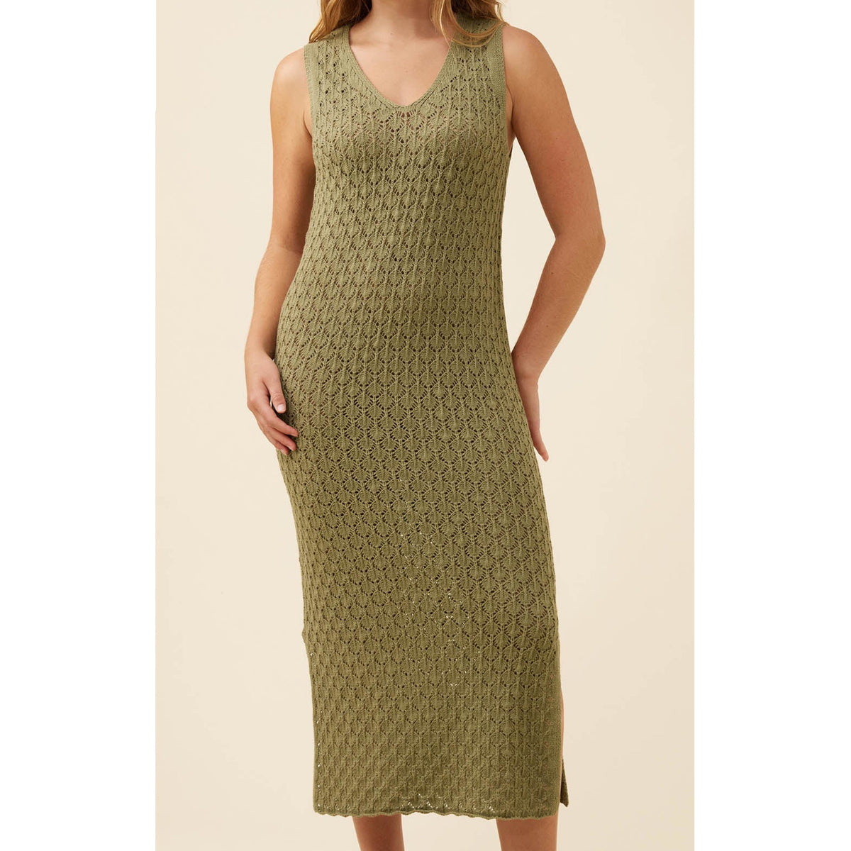 Dress Mia Knit - Sage