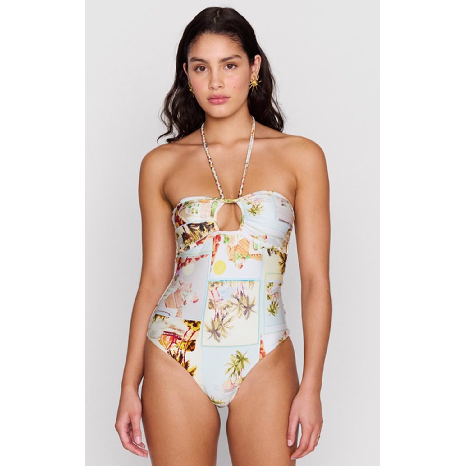 Swimsuit Dolce Cut Out One Piece - Vintage Postcards