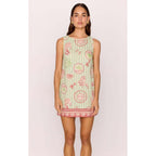 Dress Soleil Mini Shift - Mermaid Stripe