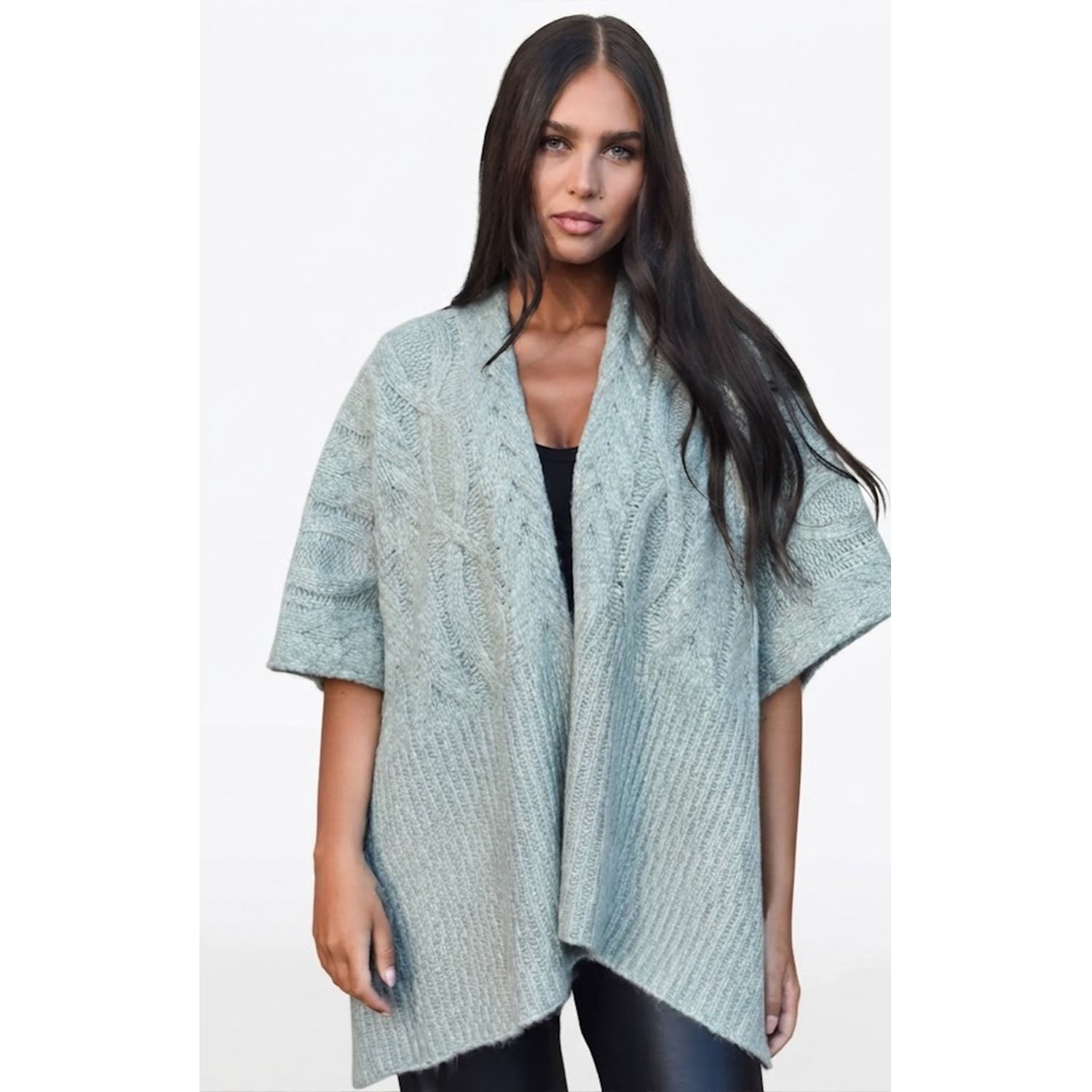 Cardi - Cable Chunky Woolknit