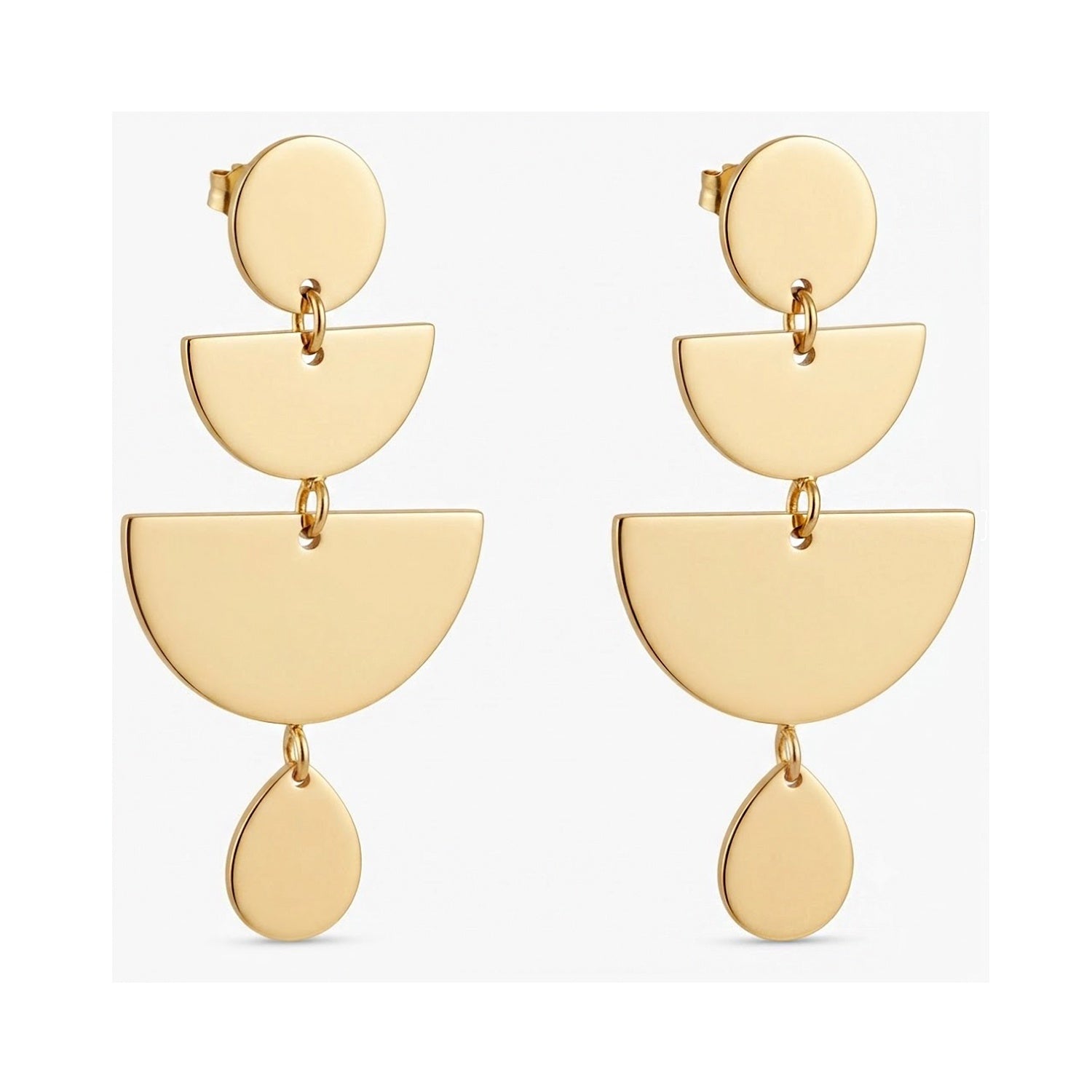 Earring Drop Gold - Vivienne