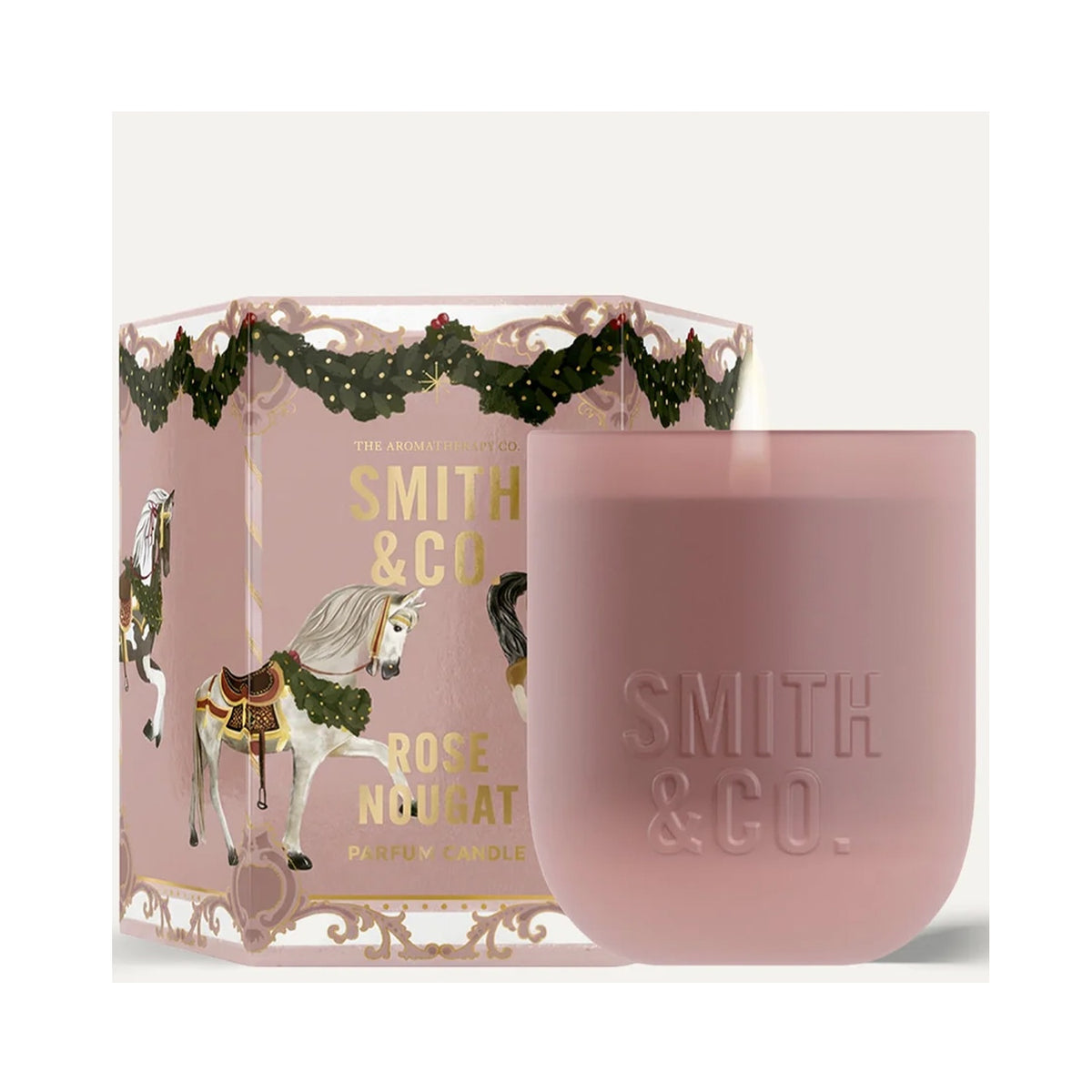 Candle Festive - Rose Nougat