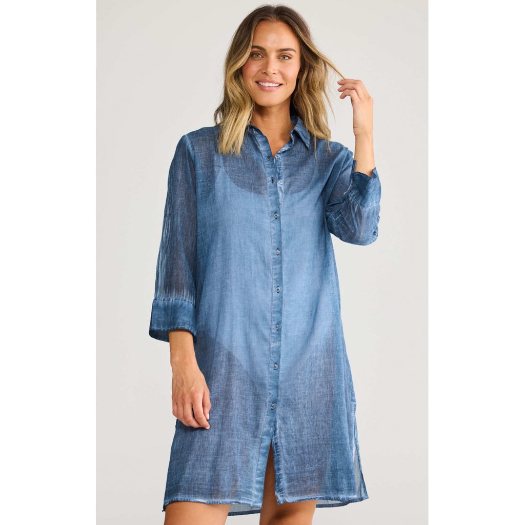 Shirt Dress Lilo - Navy