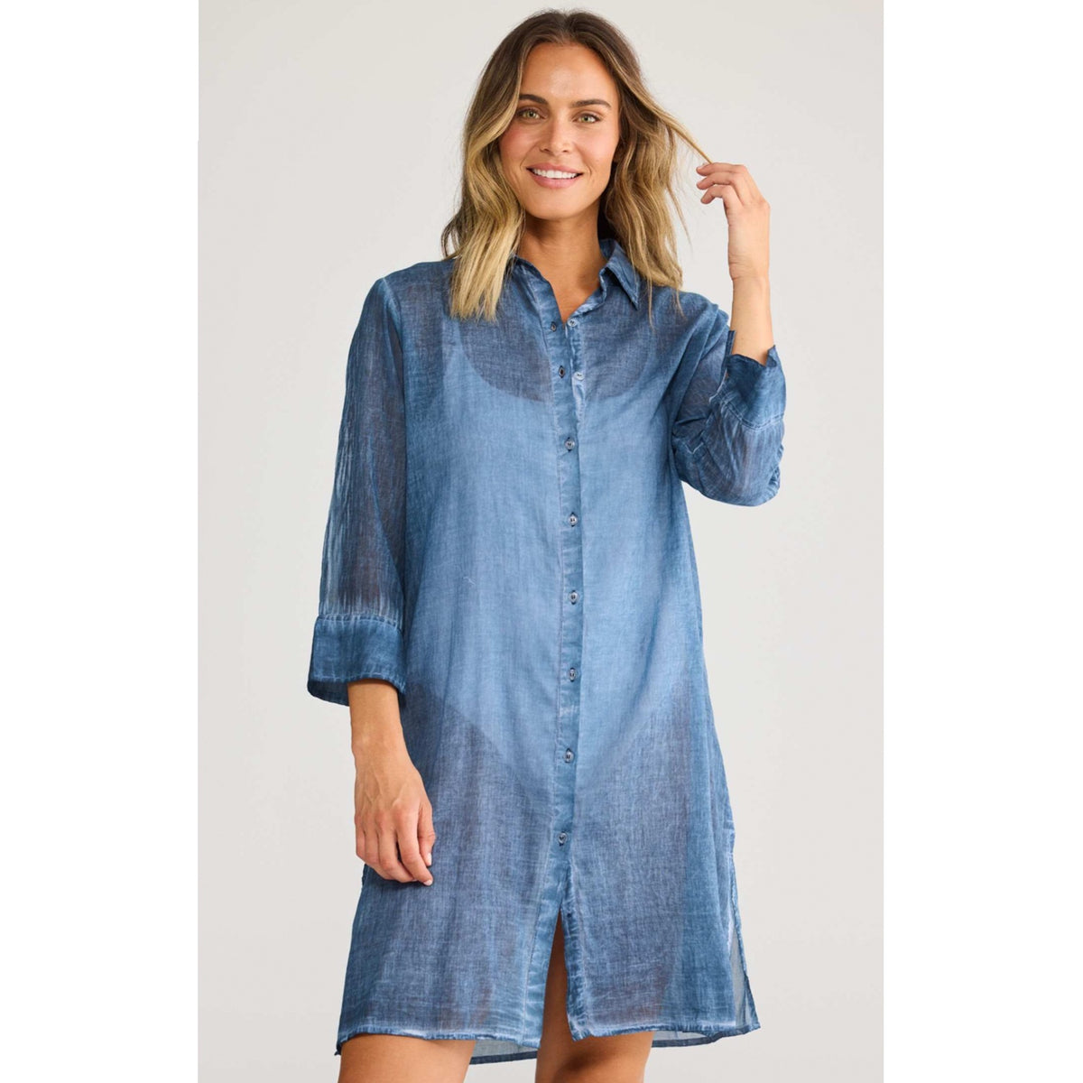 Shirt Dress Lilo - Navy