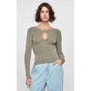 Top Mira Twist Knit - Pistachio