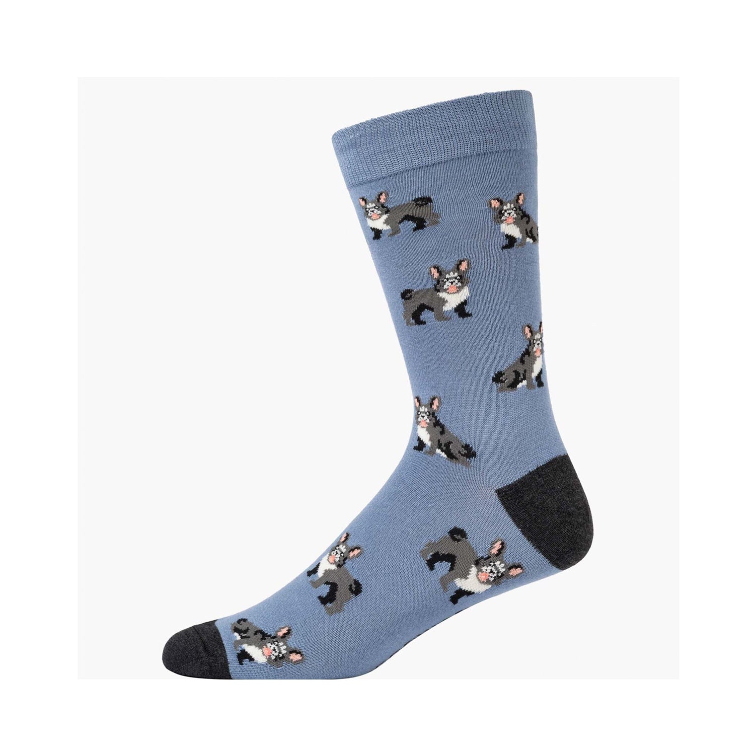 Mens Bamboo Socks French Bulldog