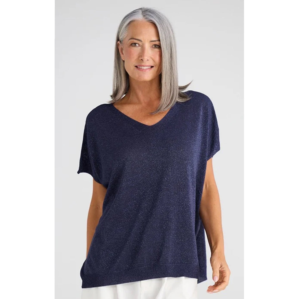 Top Knit Radiance OS - Navy
