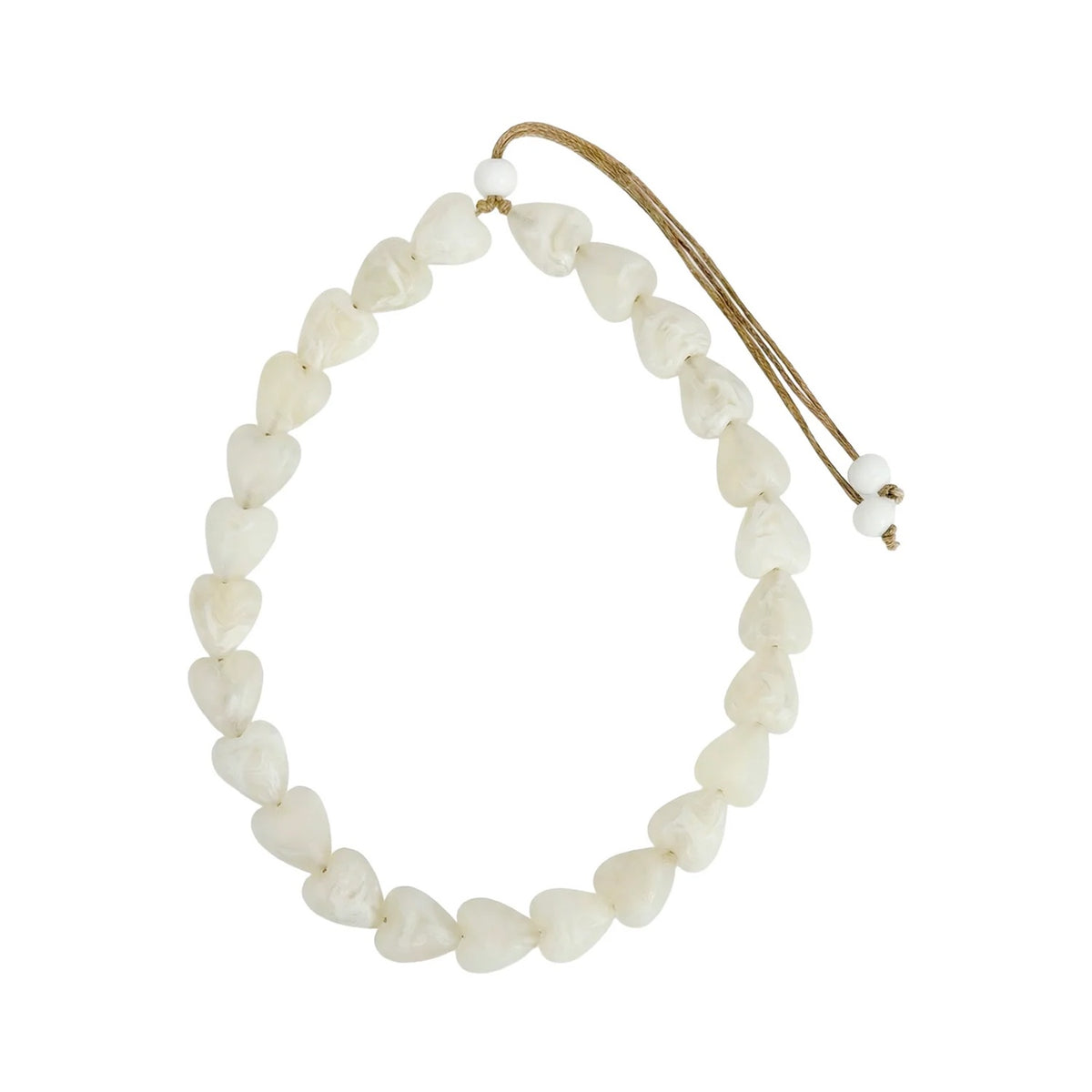Necklace Mykonos - White