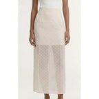 Skirt Midi Etoile - Cream Spot