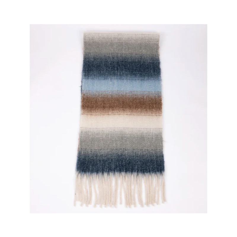 Scarf Maya - Navy & Taupe
