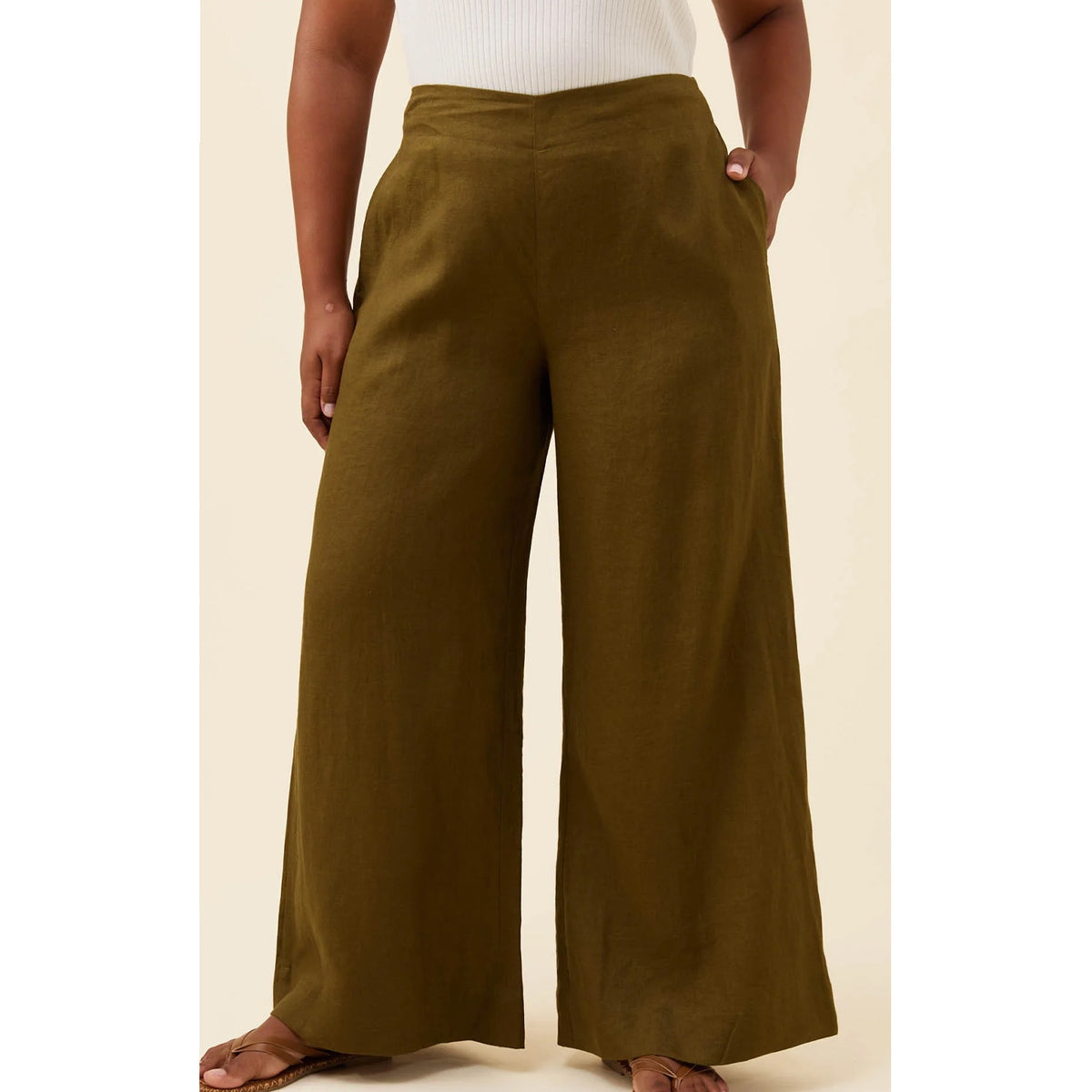 Pant Anita - Olive