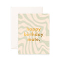 Card Birthday Mate Swirl