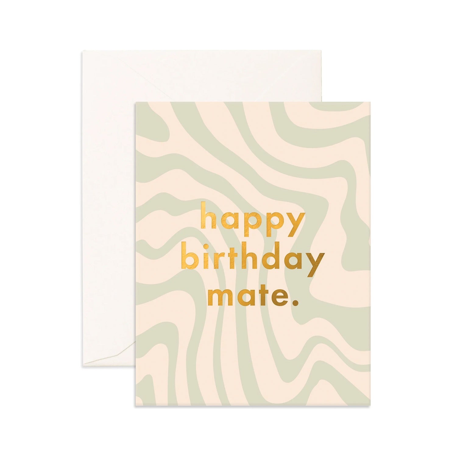 Card Birthday Mate Swirl