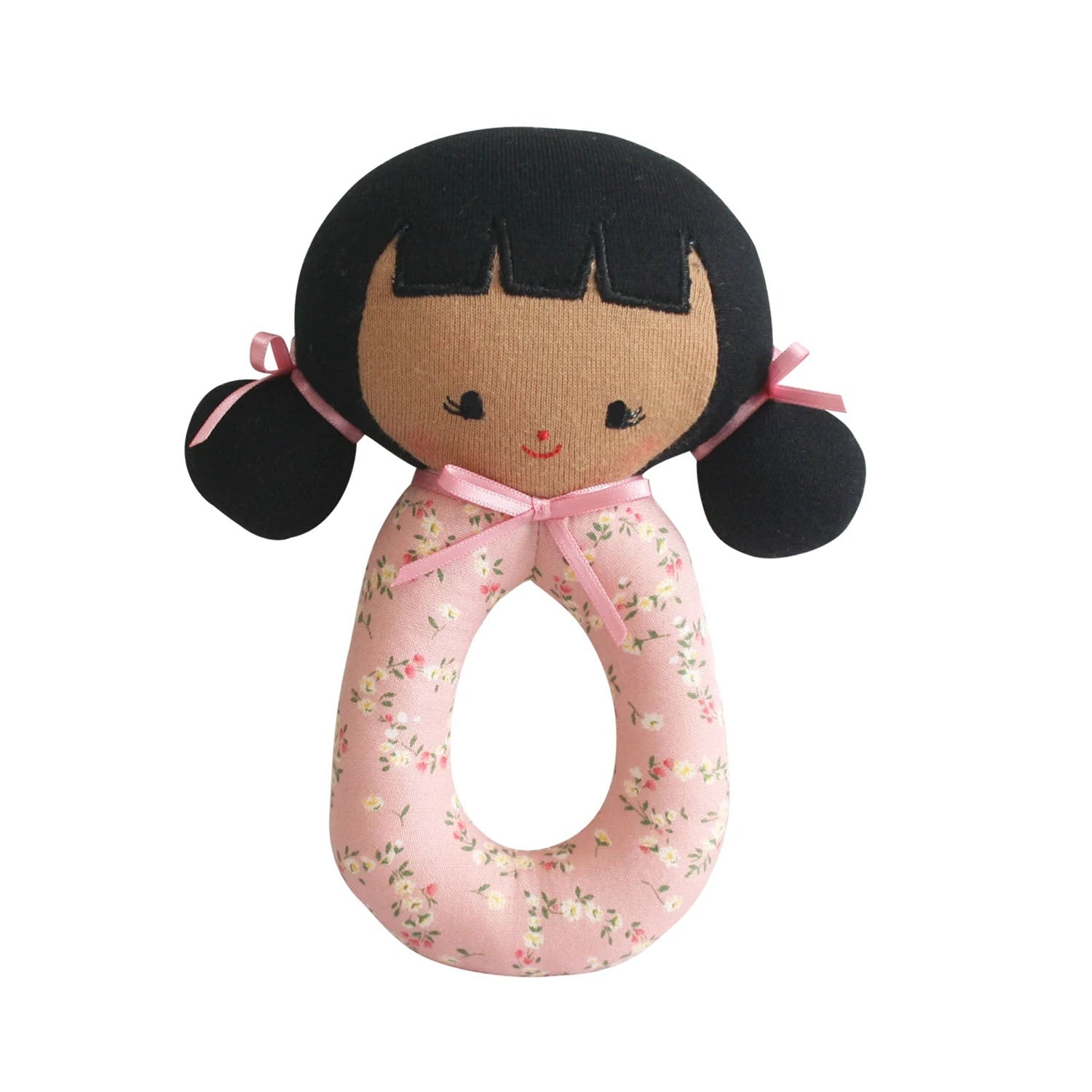 Grab Rattle Audrey Posy Heart