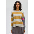 Knit Groove Stripe Crew - Marl