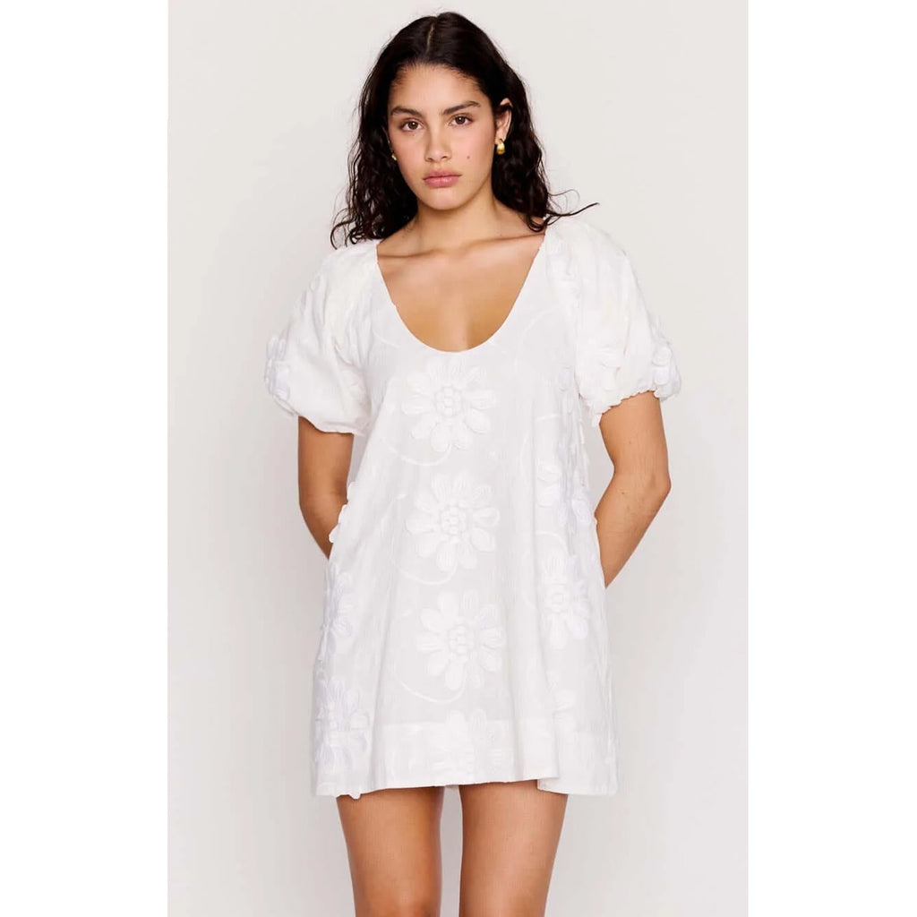 Dress Alessia Smock Mini - White