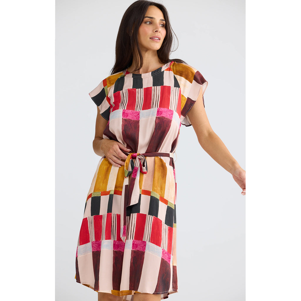 Dress Boulevard Short - Painterly Geo