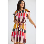 Dress Boulevard Short - Painterly Geo