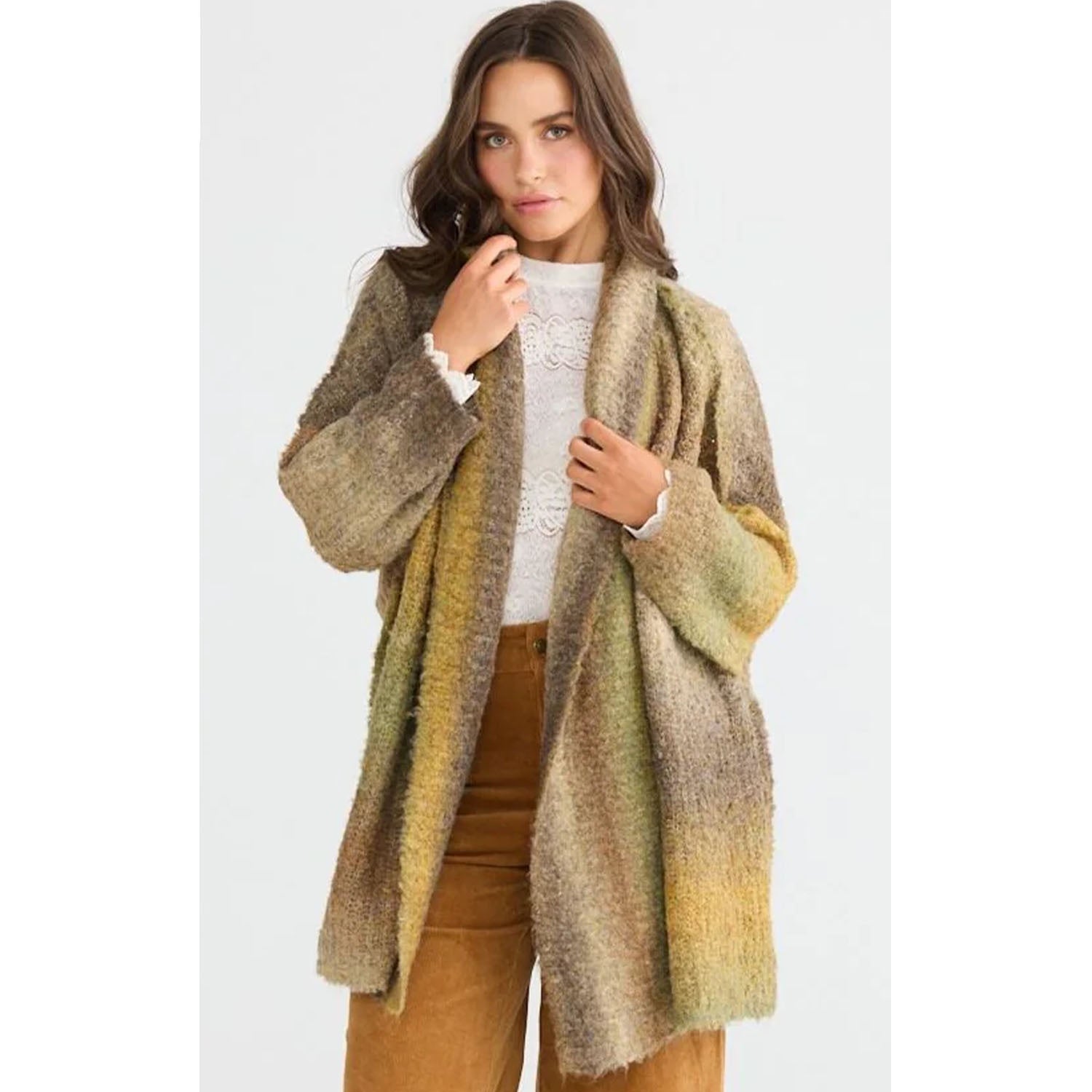 Cardigan Amara One Size - Olive