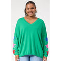 Jumper Vermont Star V Neck OS - Green