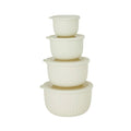 Bowl Set - Stack & Store Deep Set of 4 -  Cream