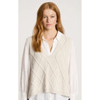Vest - Liora Knit Bisque