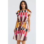 Dress Boulevard Short - Painterly Geo
