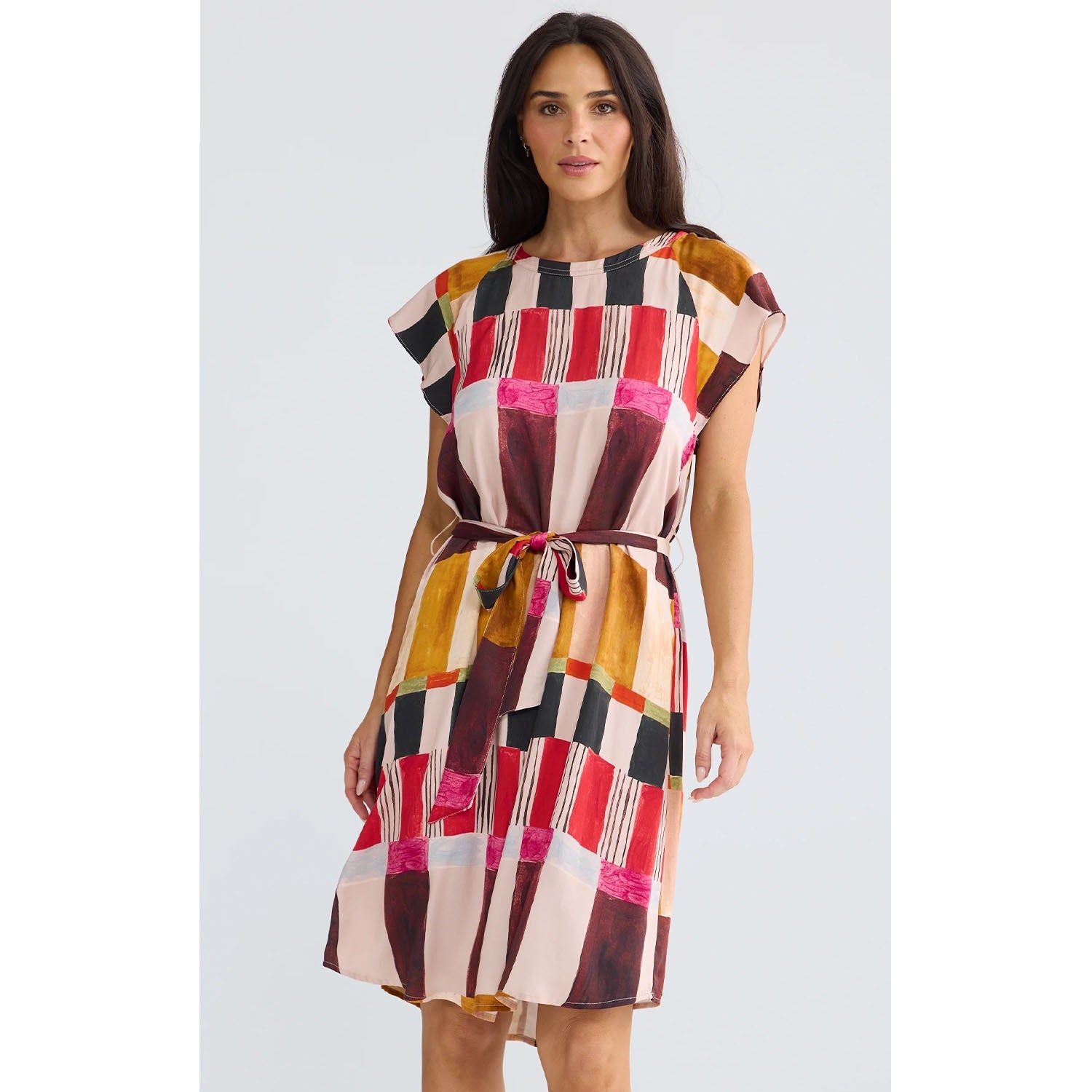 Dress Boulevard Short - Painterly Geo