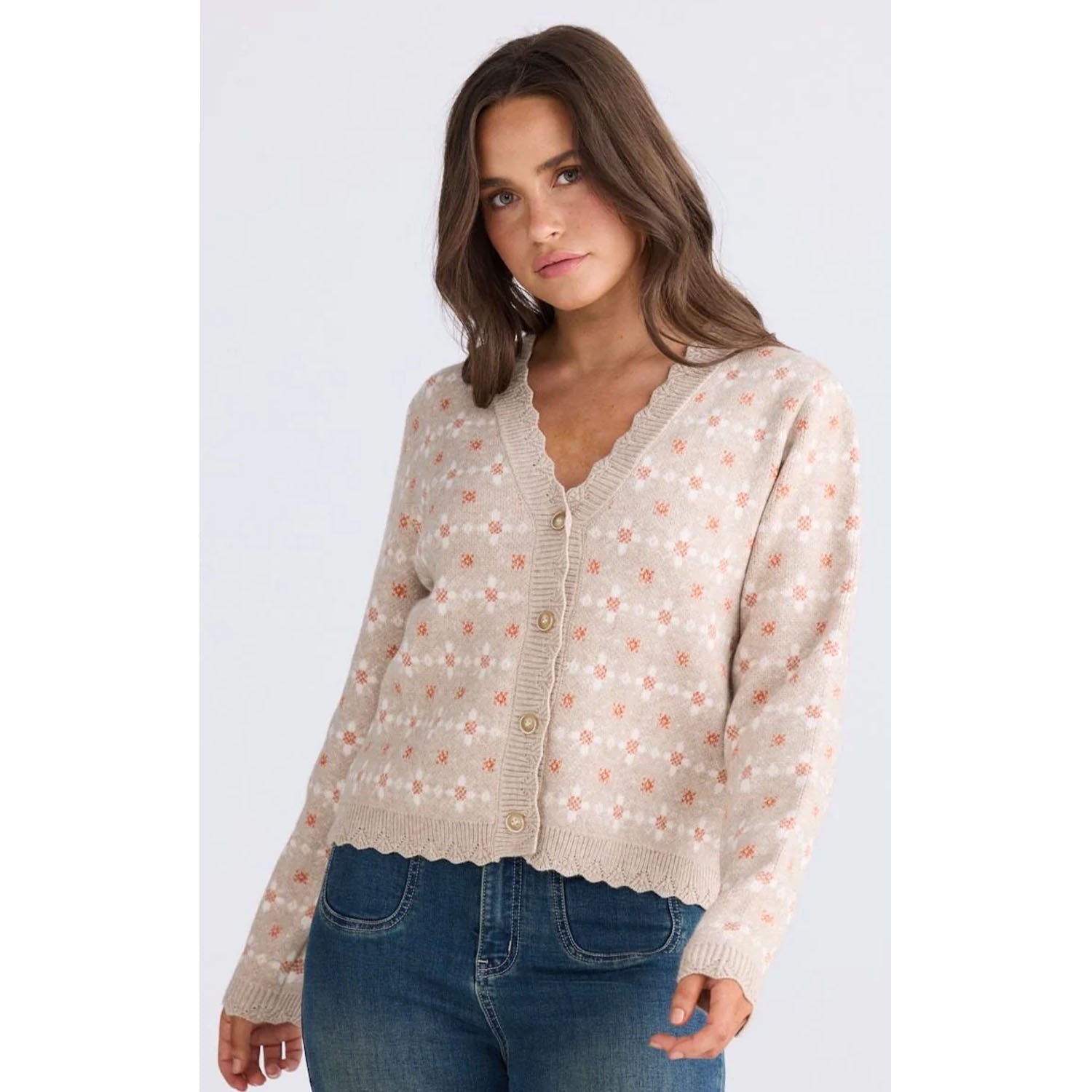 Cardigan Prairie - Daisy Beige