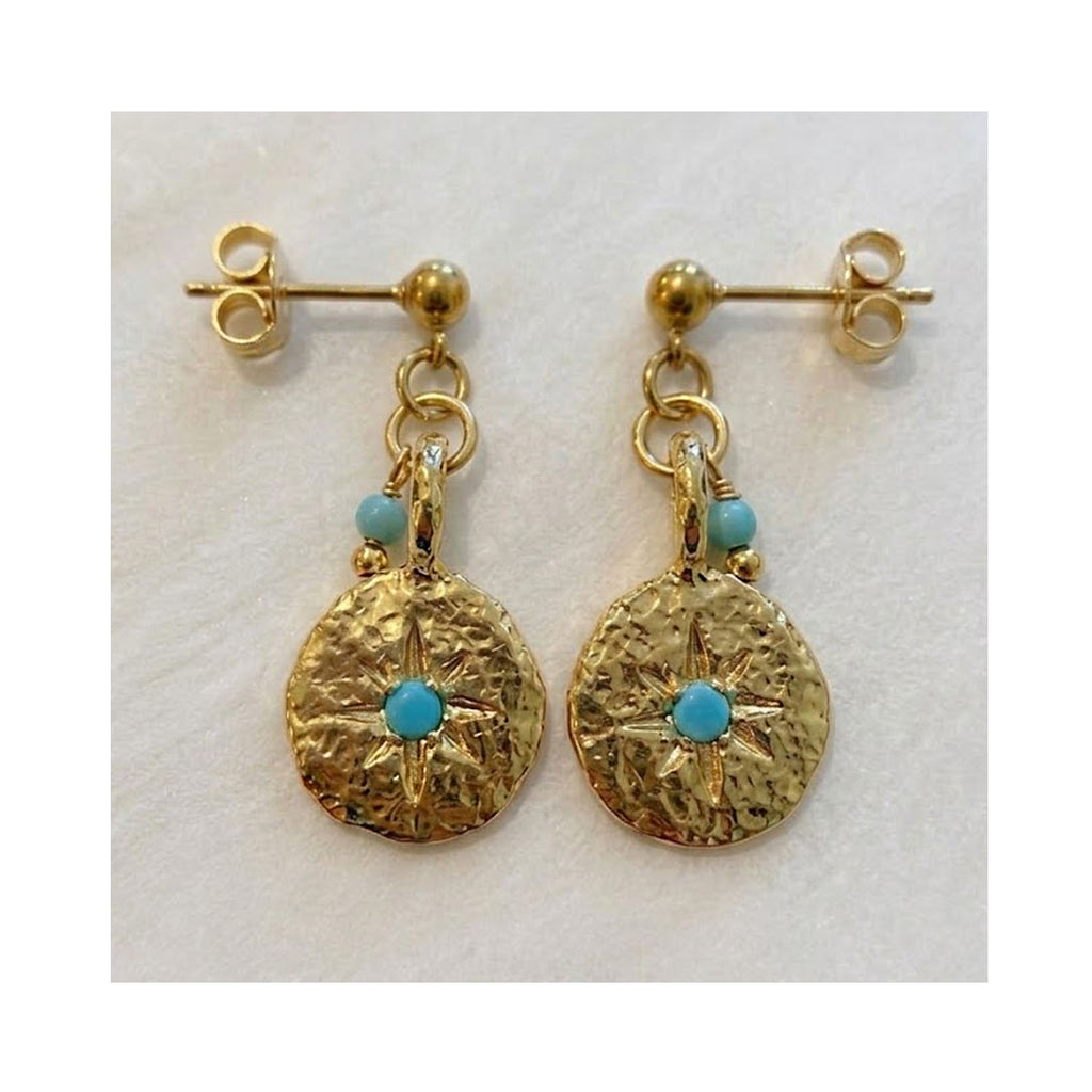 Earring December Birthstone - Inner Compass Turqoise